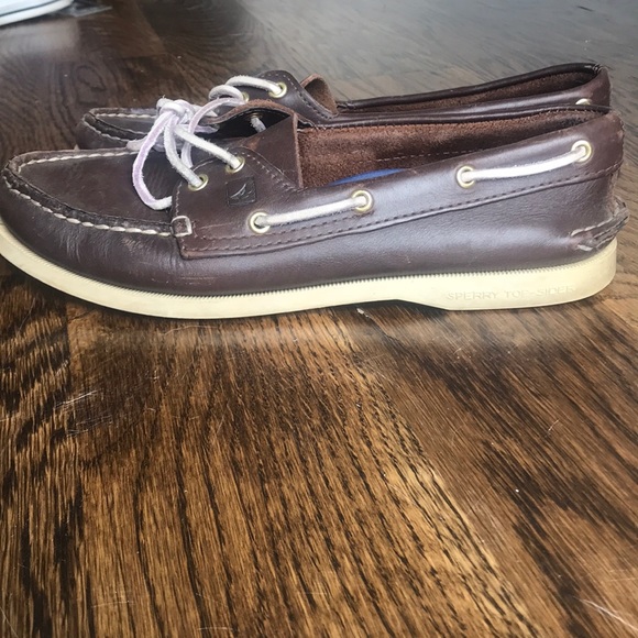 Dark-Brown Leather Sperry’s - Picture 3 of 3